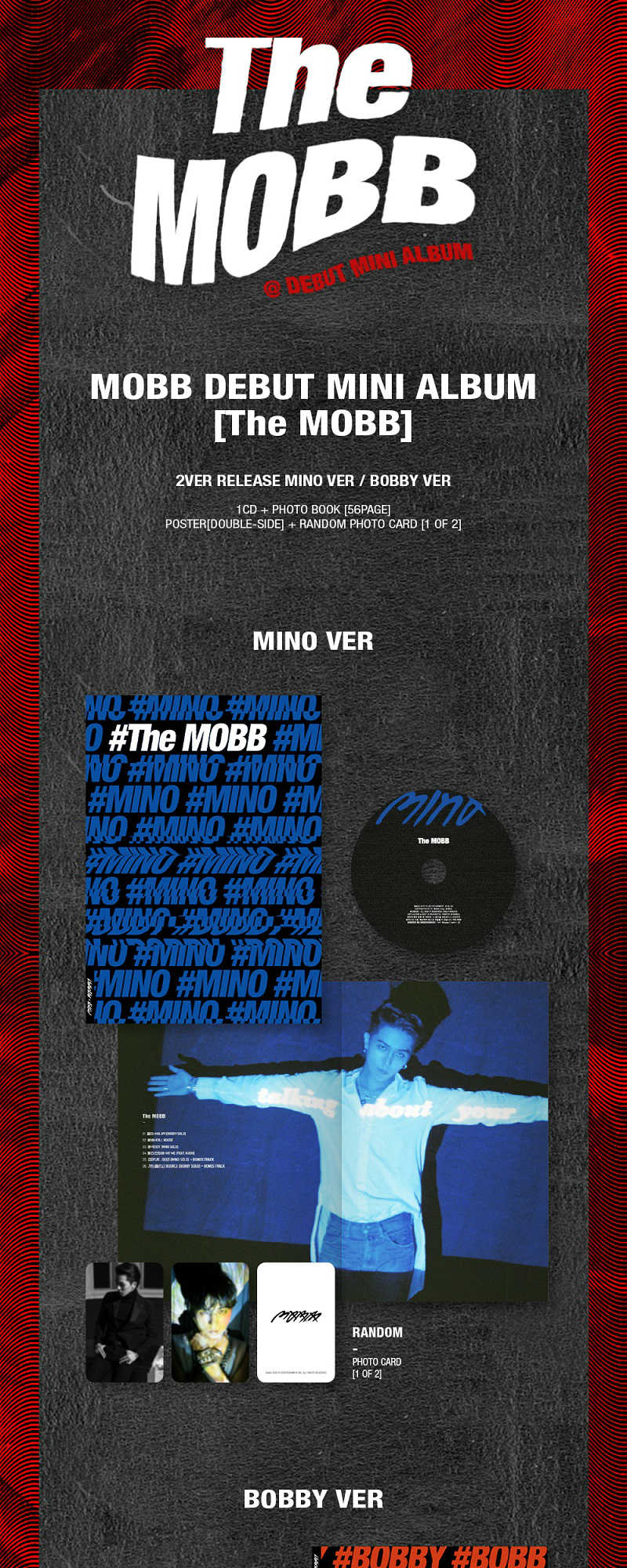 MOBB THE MOBB [Bobby Ver.] Music Korea(ミュージックコリア)