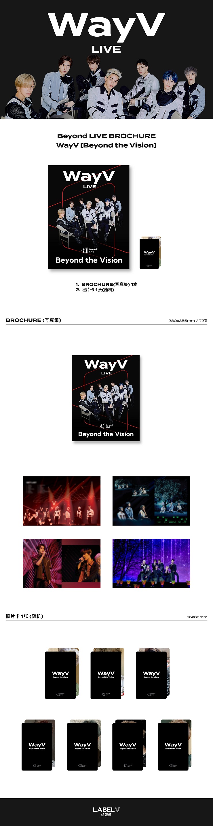 WayV - Beyond LIVE BROCHURE WayV [Beyond the Vision]