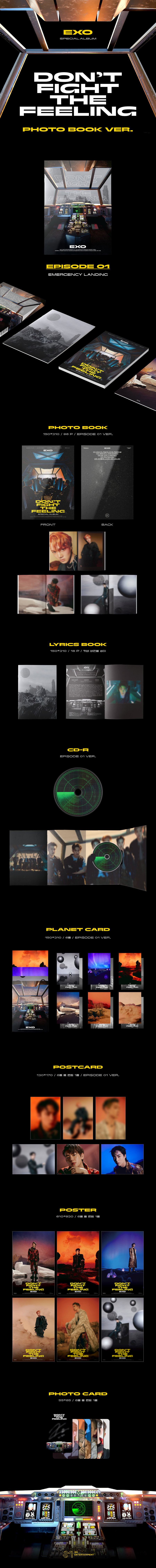 EXO - Special Album DON'T FIGHT THE FEELING [Photo Book Ver.1]