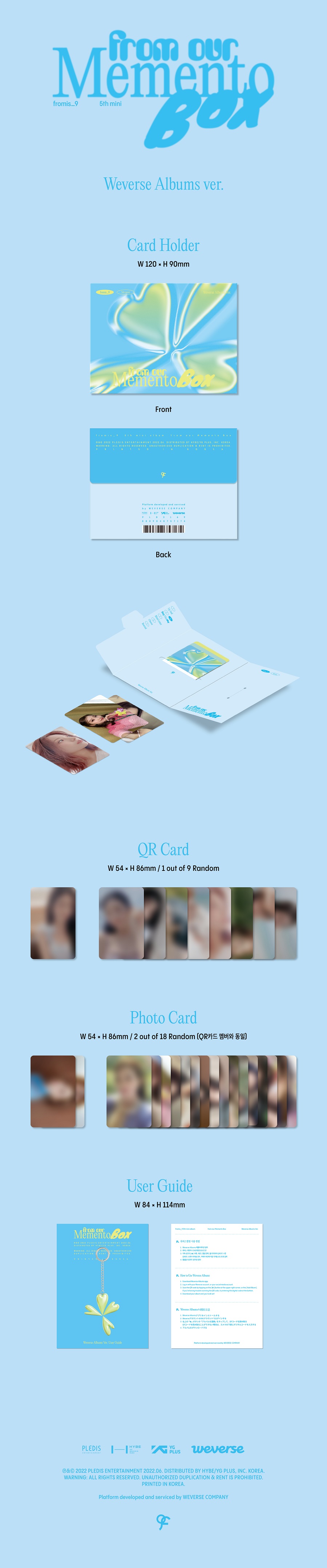 fromis_9(프로미스나인) - from our Memento Box [Weverse Albums ver.]
