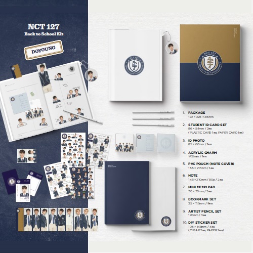 NCT 127 - 2019 BACK TO SCHOOL KIT [DOYOUNG]