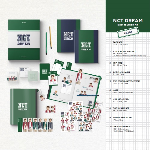 NCT DREAM - 2019 BACK TO SCHOOL KIT [JENO]