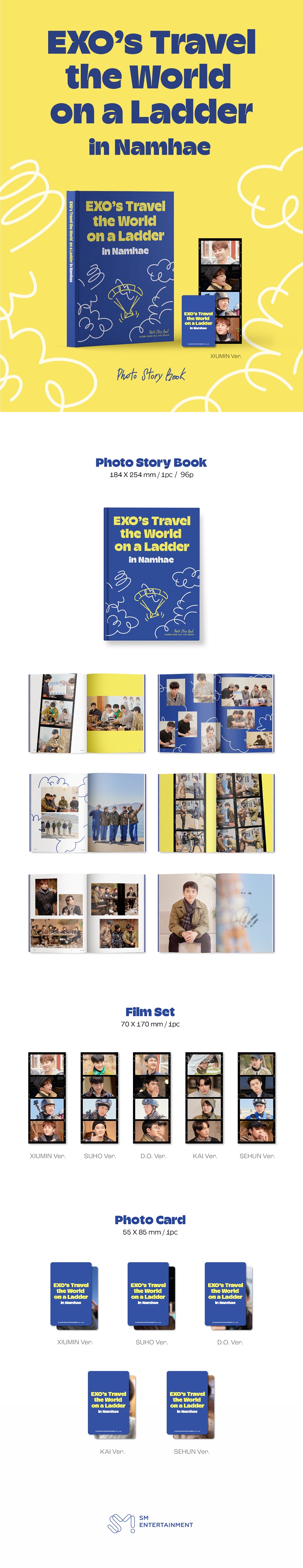 EXO - <Traveling the World on EXO's Ladder - Namhae Edition> PHOTO STORY BOOK [ Ver.]