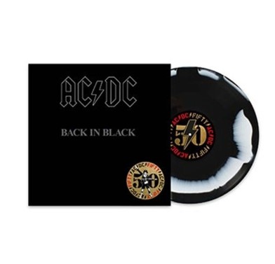 AC/DC - BACK IN BLACK [블랙 & 화이트 컬러] [50TH ANNIVERSARY] [수입] [LP/VINYL] 