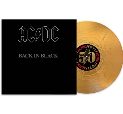 AC/DC - BACK IN BLACK [골드 컬러] [50TH ANNIVERSARY] [수입] [LP/VINYL]