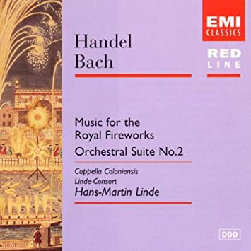 HANS-MARTIN LINDE - HANDEL: MUSIC FOR THE ROYAL FIREWORKS/ BACH: ORCHESTRAL SUITE N°2 [RED LINE] [수입]